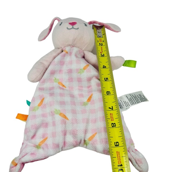 Magic Years Plush Pink Easter Bunny Lovey Crinkle Rattle Security Toy 2023 10” - Picture 4 of 4